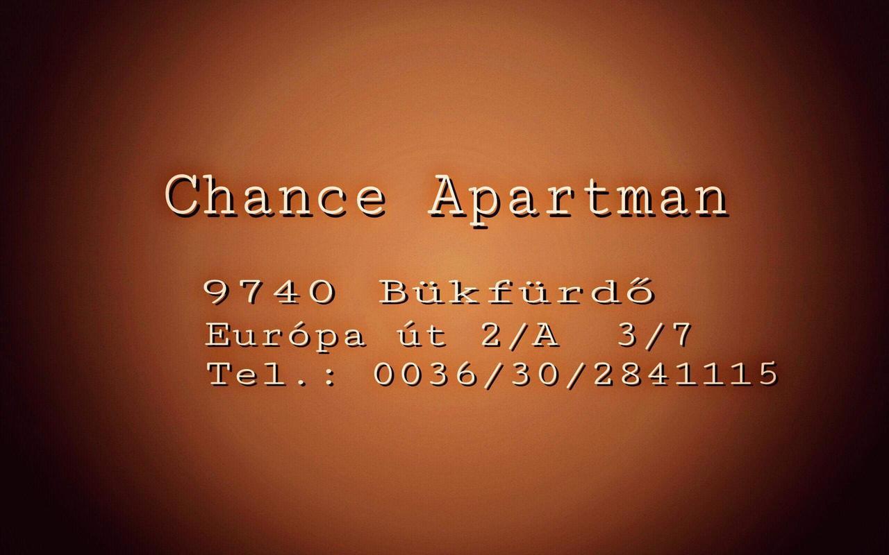 Chance Apartman Buekfuerdo Apartment Екстериор снимка